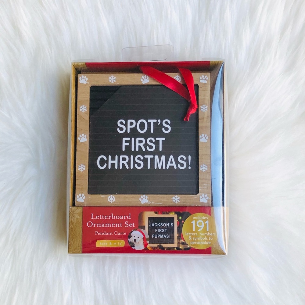 Letterboard Ornament Set
